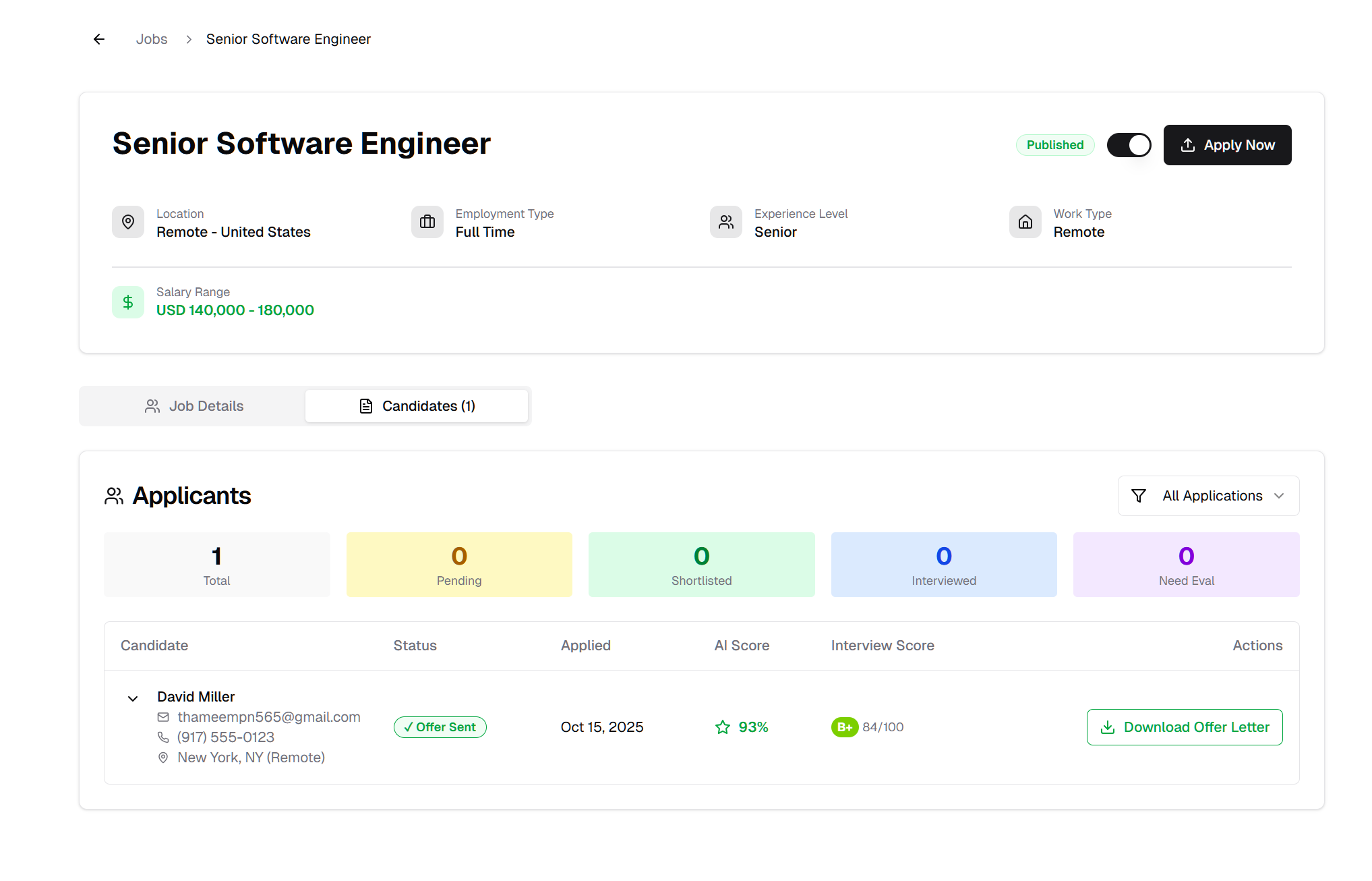 Download Offer Button